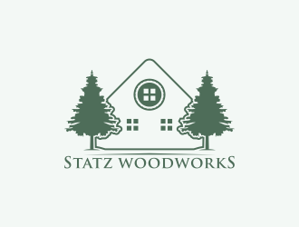 Statz Woodworks logo design by ageseulopi