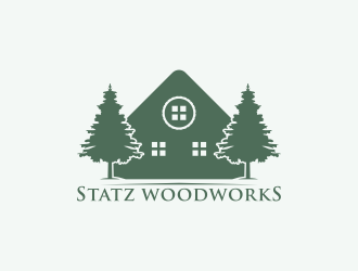 Statz Woodworks logo design by ageseulopi