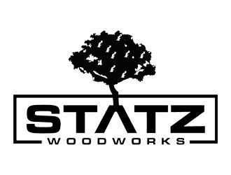 Statz Woodworks logo design by dollarpush