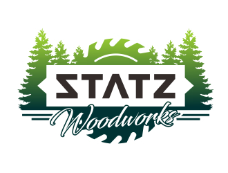 Statz Woodworks logo design by aura