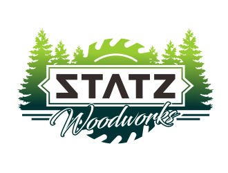 Statz Woodworks logo design by aura
