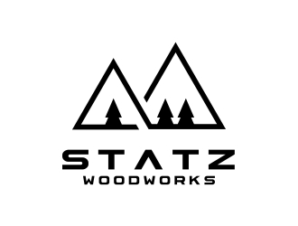 Statz Woodworks logo design by DMC_Studio