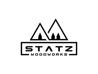 Statz Woodworks logo design by DMC_Studio