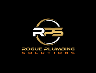 Rogue Plumbing Solutions logo design by sodimejo