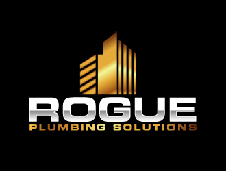 Rogue Plumbing Solutions logo design by ElonStark