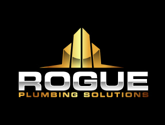 Rogue Plumbing Solutions logo design by ElonStark