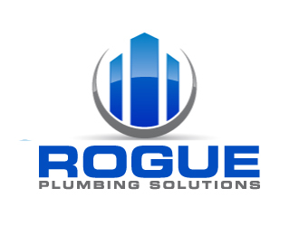 Rogue Plumbing Solutions logo design by ElonStark