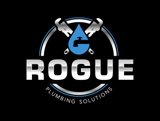 Rogue Plumbing Solutions logo design by ingepro