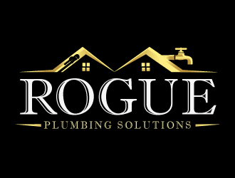 Rogue Plumbing Solutions logo design by LucidSketch
