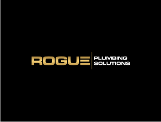 Rogue Plumbing Solutions logo design by sodimejo