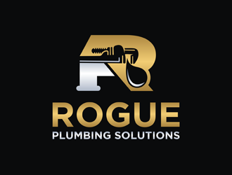 Rogue Plumbing Solutions logo design by Rizqy