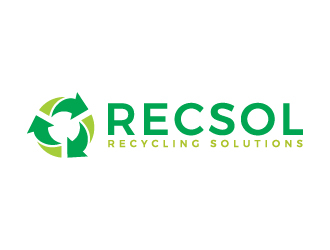 RECSOL - Recycling Solutions  logo design by logogeek