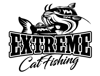 Extreme CatFishing logo design by ElonStark