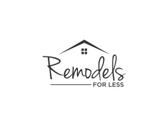 Remodels for Less logo design by bombers