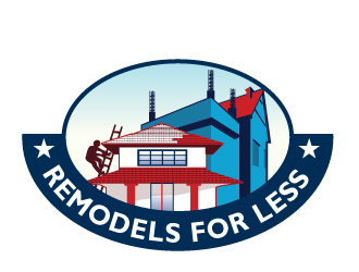 Remodels for Less logo design by deva