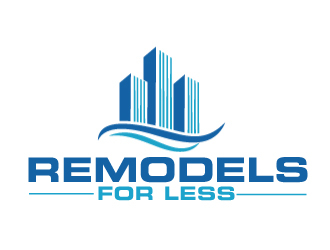 Remodels for Less logo design by ElonStark