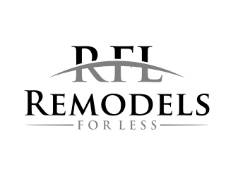 Remodels for Less logo design by puthreeone