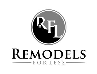 Remodels for Less logo design by puthreeone