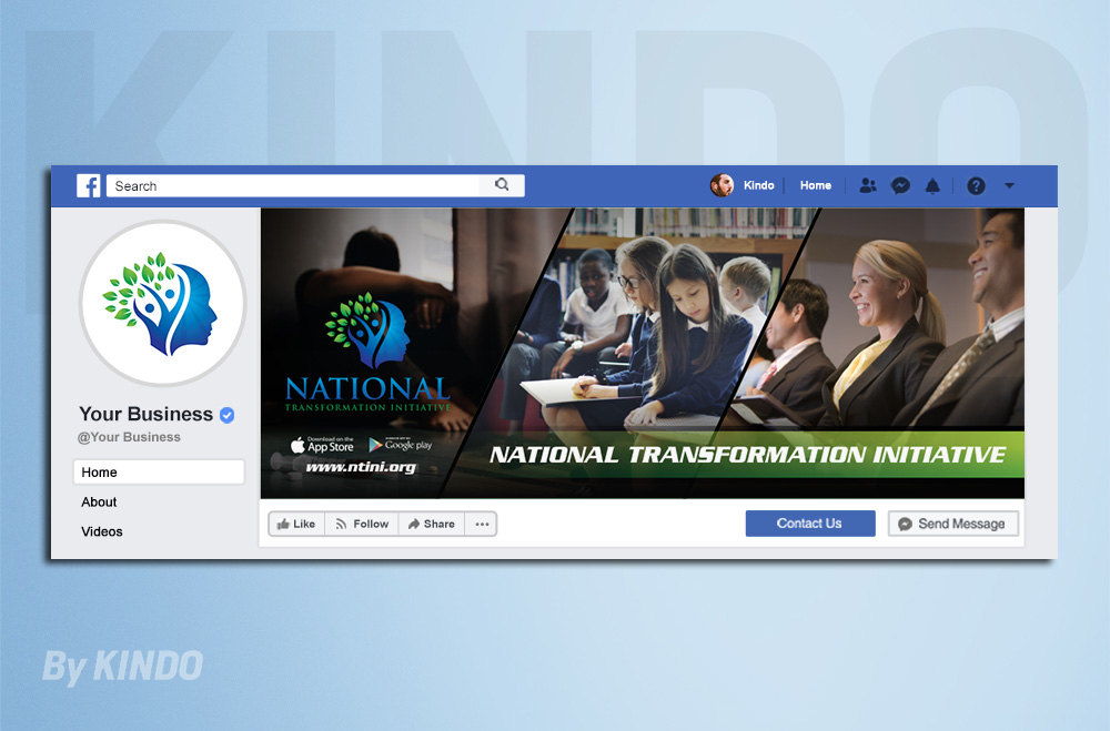 NATIONAL TRANSFORMATION INITIATIVE  logo design by Kindo