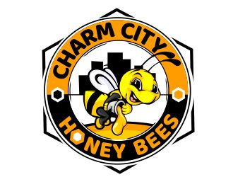 Charm City Honey Bees logo design by veron