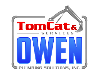 TomCat Services & Owen Plumbing Solutions, Inc. logo design by sakarep