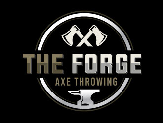 The Forge Axe Throwing logo design by Conception