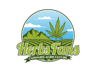 Herbs Fans logo design by sakarep