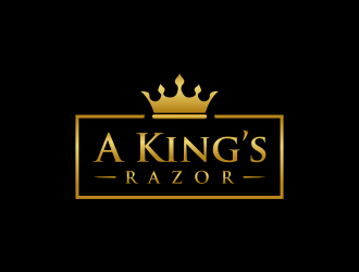 A king’s Razor  logo design by GassPoll