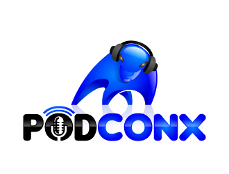 podconx logo design by jaize