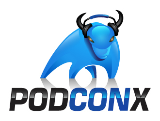 podconx logo design by LucidSketch