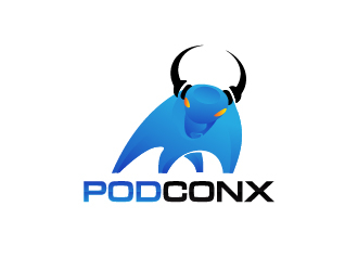 podconx logo design by sycho