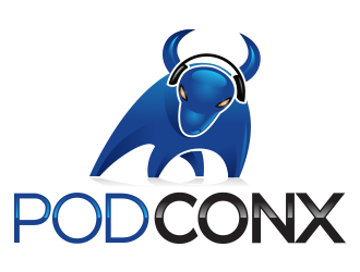 podconx logo design by vinve