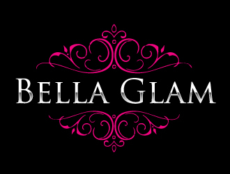 Bella Glam logo design by ElonStark