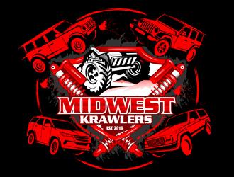 Midwest Krawlers logo design by DreamLogoDesign