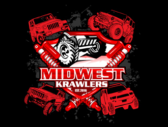Midwest Krawlers logo design by DreamLogoDesign