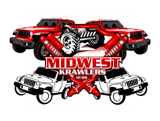 Midwest Krawlers logo design by ElonStark