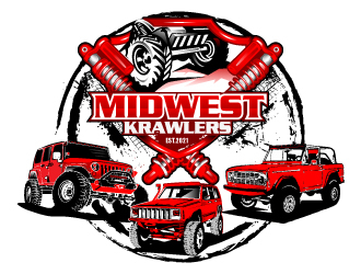 Midwest Krawlers logo design by Suvendu