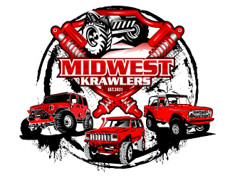 Midwest Krawlers logo design by Suvendu