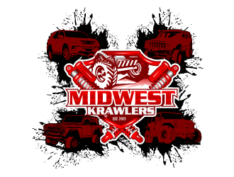Midwest Krawlers logo design by Suvendu