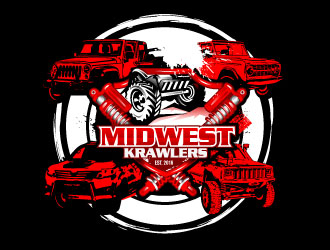 Midwest Krawlers logo design by Suvendu