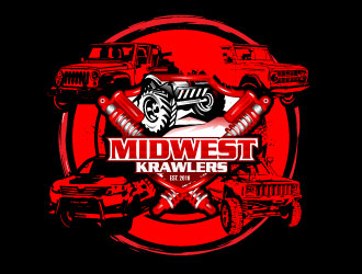Midwest Krawlers logo design by Suvendu