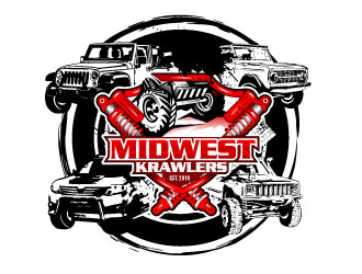 Midwest Krawlers logo design by Suvendu