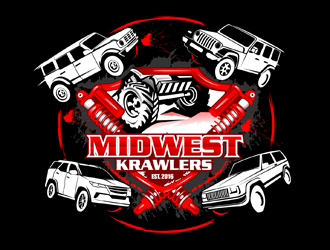Midwest Krawlers logo design by DreamLogoDesign