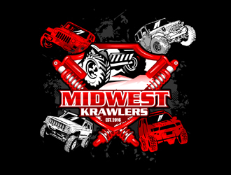 Midwest Krawlers logo design by DreamLogoDesign