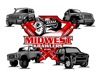 Midwest Krawlers logo design by rizuki