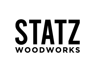 Statz Woodworks logo design by sakarep