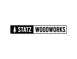 Statz Woodworks logo design by sakarep