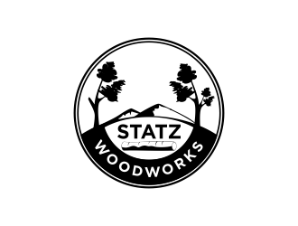 Statz Woodworks logo design by Msinur