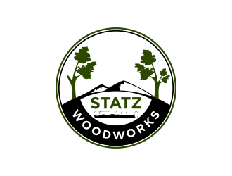 Statz Woodworks logo design by Msinur