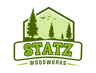 Statz Woodworks logo design by JessicaLopes